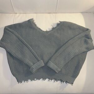 Jessica Simpson Cropped Knit Sweater